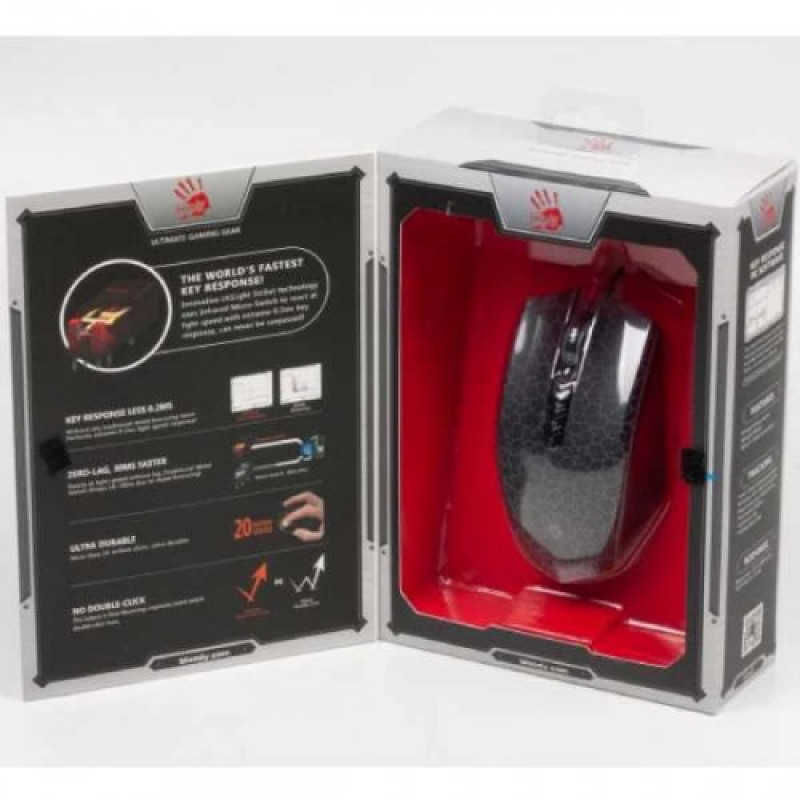 Миша A70A Bloody Crackle Black USB