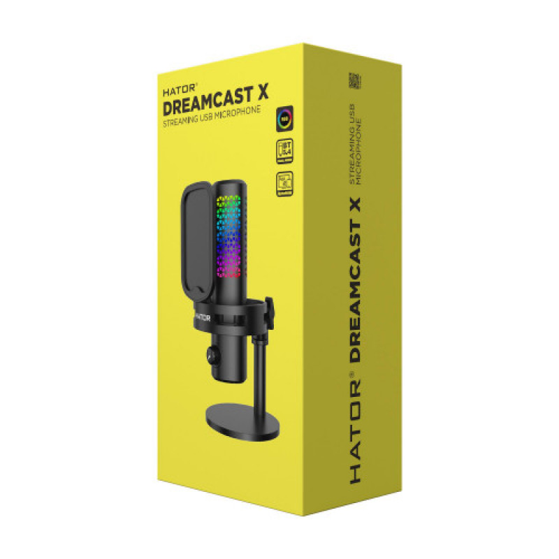 Микрофон Hator Dreamcast X RGB Black (ESS10)