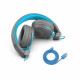 Bluetooth-гарнітура JLab Studio Wireless Grey/Blue (IEUHBASTUDIORGRYBLU4)