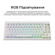 Клавиатура беспроводная Keychron V1 Ultra Keychron Red Switch White RGB (V1U-F1-UA)