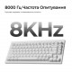Клавиатура беспроводная Keychron V1 Ultra Keychron Red Switch White RGB (V1U-F1-UA)