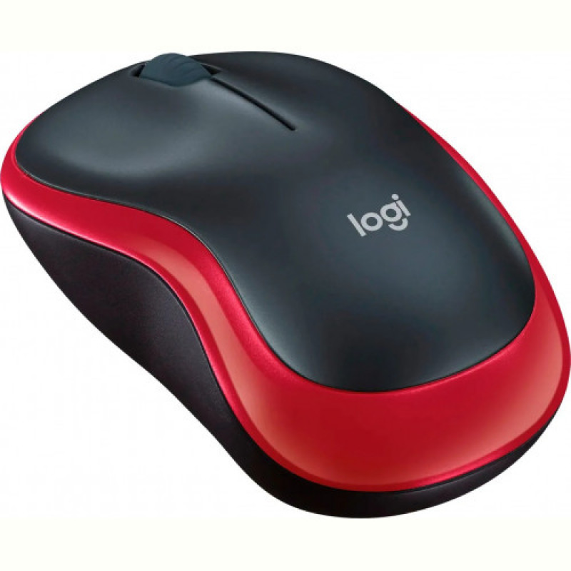 Мышь беспроводная Logitech M185 Red (910-002237)