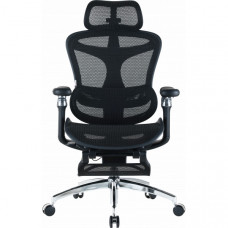 Кресло офисное с подставкой для ног Sihoo DORO C300 Pro Mesh Black with footrest (DORO-C300-PRO-M101-JT)
