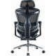 Кресло офисное с подставкой для ног Sihoo DORO C300 Pro Mesh Black with footrest (DORO-C300-PRO-M101-JT)