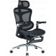 Кресло офисное с подставкой для ног Sihoo DORO C300 Pro Mesh Black with footrest (DORO-C300-PRO-M101-JT)