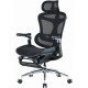 Кресло офисное с подставкой для ног Sihoo DORO C300 Pro Mesh Black with footrest (DORO-C300-PRO-M101-JT)