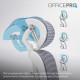 Крісло офісне OfficePro Skyline OC750-W-DG-DG