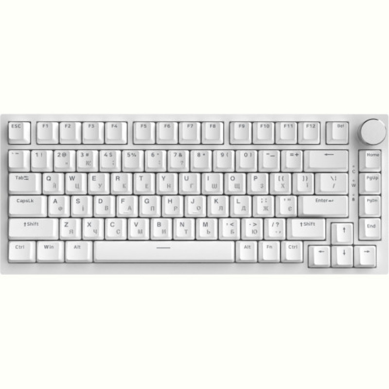 Клавиатура Ajazz AK820 Red Switch White USB-C (AK820-R-W)