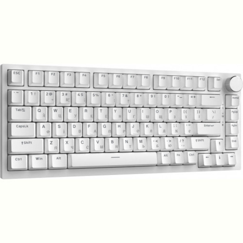 Клавиатура Ajazz AK820 Red Switch White USB-C (AK820-R-W)