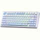 Клавиатура беспроводная Aula F75 Gasket Greywood V3 Blue (6948391208633)
