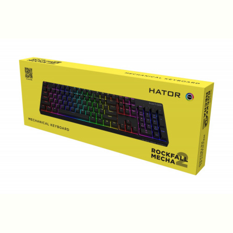 Клавіатура Hator Rockfall 2 Mecha Orange Black (HTK-710)