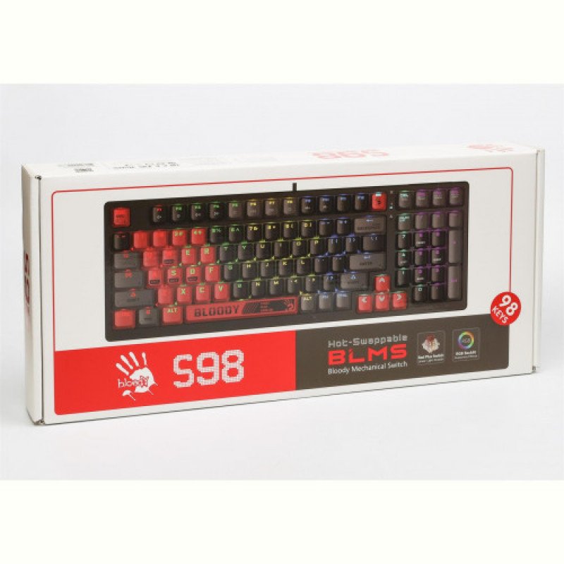 Клавіатура S98 Bloody Sports Red