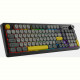Клавиатура беспроводная Ajazz AF98 Plus Black Gray Yellow (AF98-PLUS-BGY)