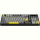 Клавиатура беспроводная Ajazz AF98 Plus Black Gray Yellow (AF98-PLUS-BGY)