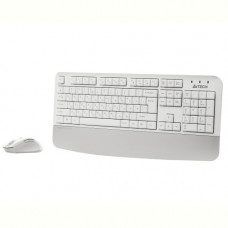 Комплект (клавиатура, мышь) беспроводной A4Tech Fstyler FG2500S Plus White