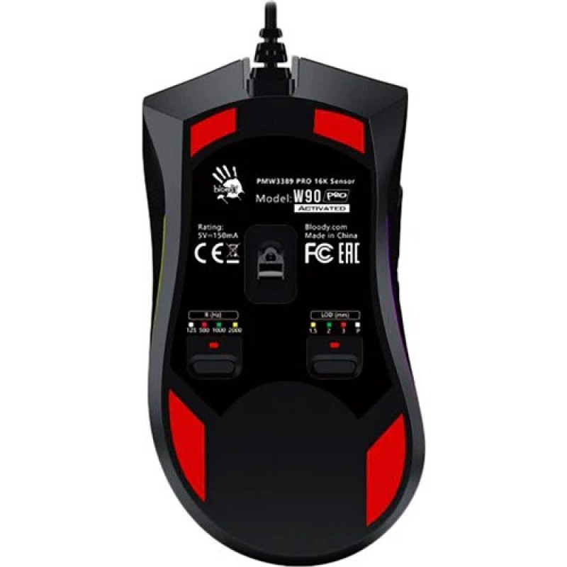 Миша Bloody W90 Pro Stone Black