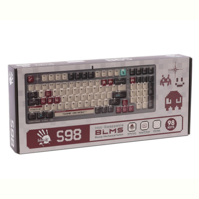 Клавиатура Bloody S98 Pixels Red