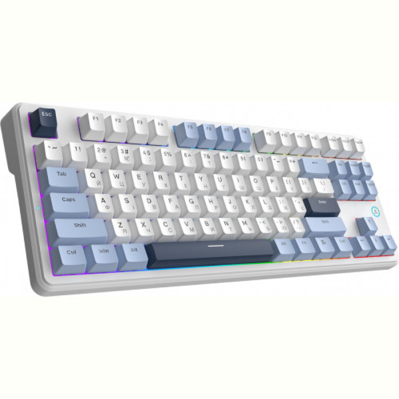 Клавіатура Ajazz AK870 V2 Flying Fish Switch White USB-C (AK870-V2-FF-BWB)
