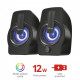 Акустична система Trust 2.0 Gemi RGB Black (22948)
