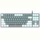 Клавіатура Aula Mechanical F3287 Grey/White keycap KRGD blue (6948391240954)