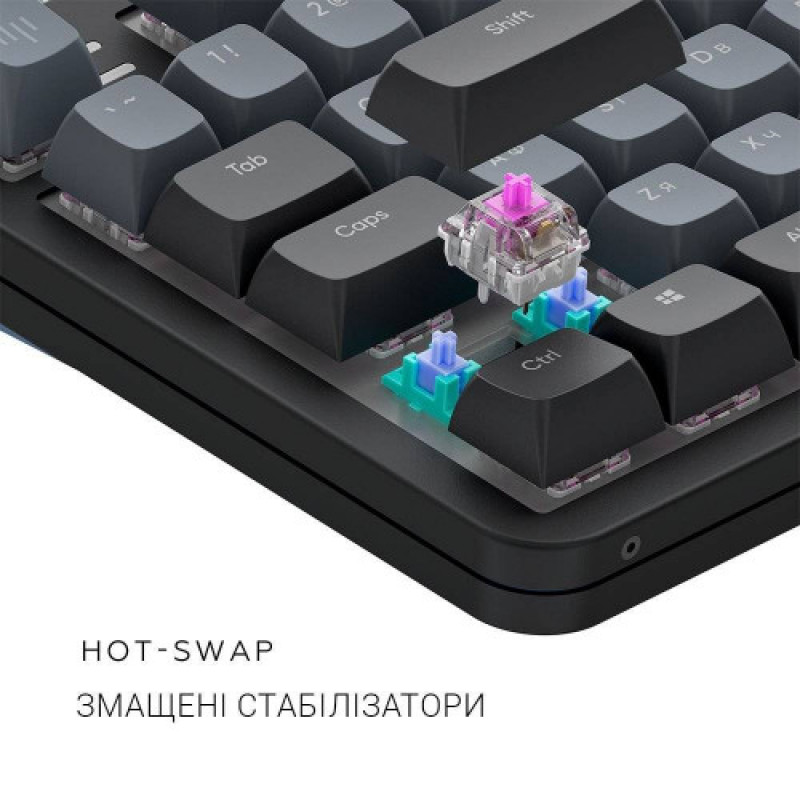 Клавиатура Dark Project ALU87 Midnight Black (DPKB_MIDNIGHT_87_ANSI_UA)