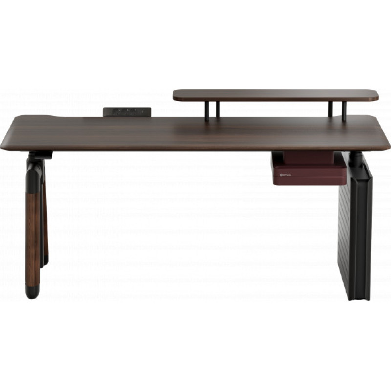 Компьютерный стол с электрорегулировкой высоты Sihoo D07 1.6m Walnut/Black