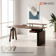 Компьютерный стол с электрорегулировкой высоты Sihoo D07 1.6m Walnut/Black