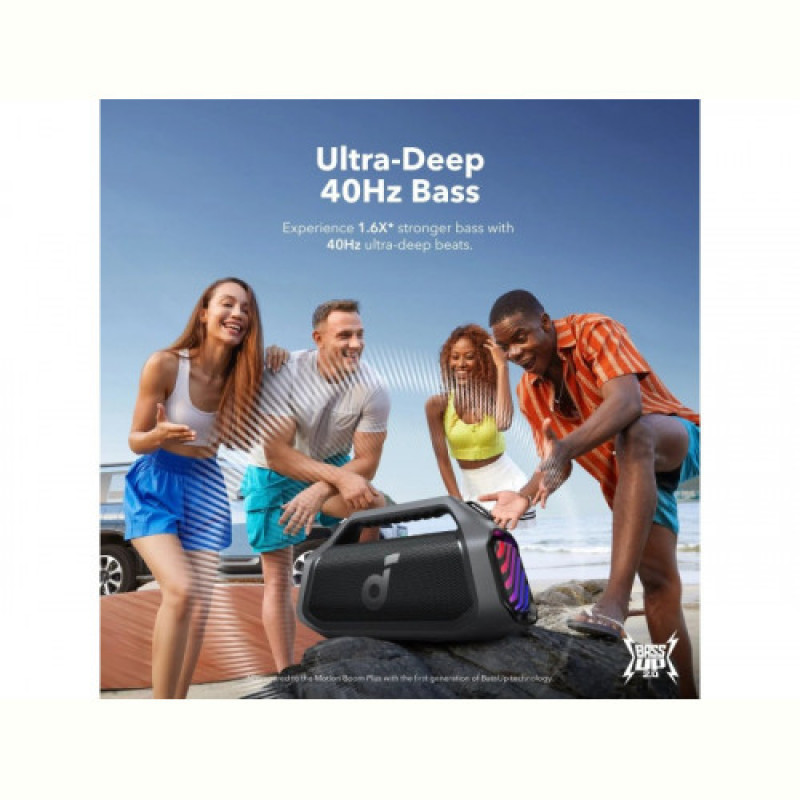 Акустическая система Anker SoundCore Boom 2 Plus Black (A3134011)