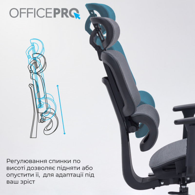 Офисное кресло OfficePro Skyline OC750-B-DG-DG