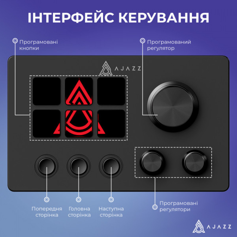 Контролер для стримінгу AKP03E Black (AKP03E-B)