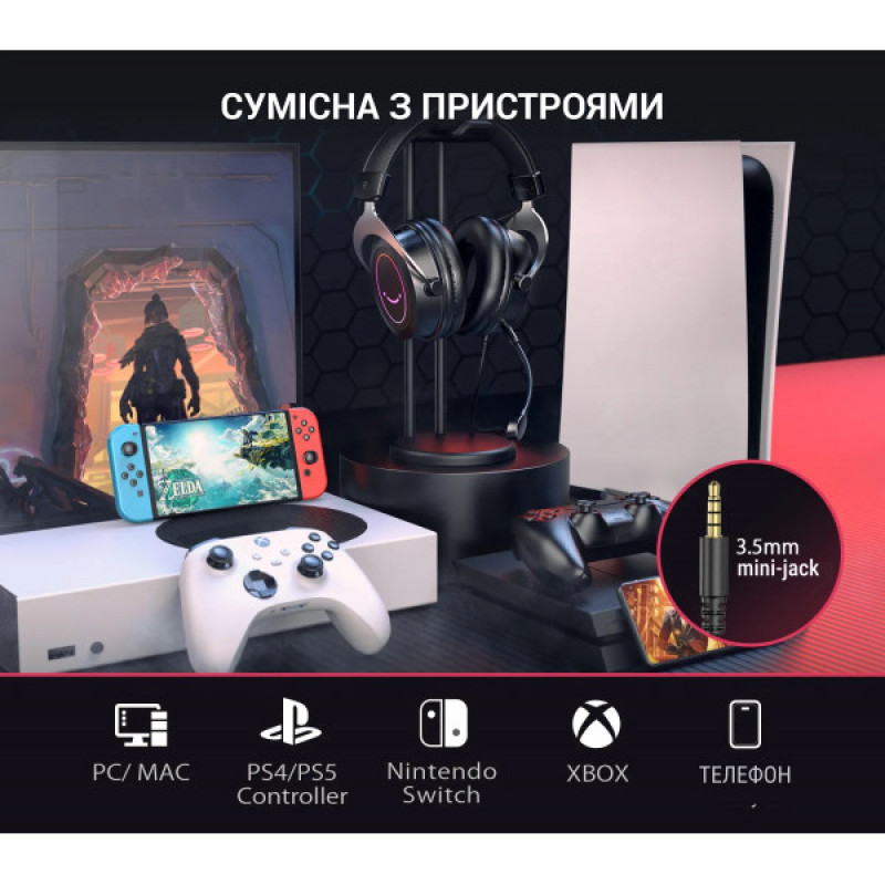 Гарнітура Fifine RGB H3P