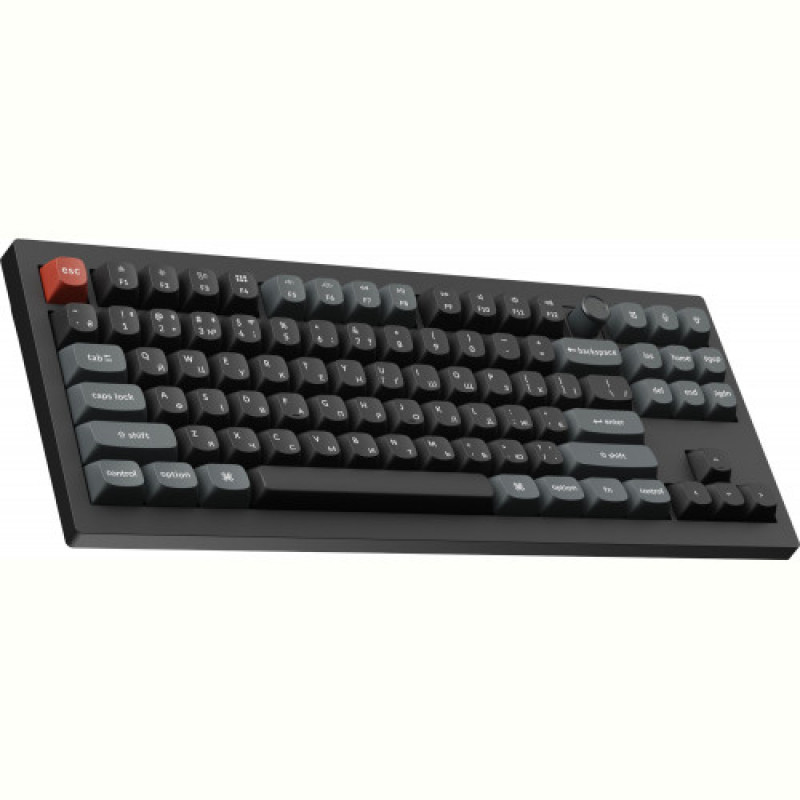 Клавіатура бездротова Keychron V3 Ultra Keychron Red Switch Black RGB (V3U-D1-UA)