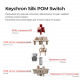 Клавіатура бездротова Keychron V3 Ultra Keychron Red Switch Black RGB (V3U-D1-UA)