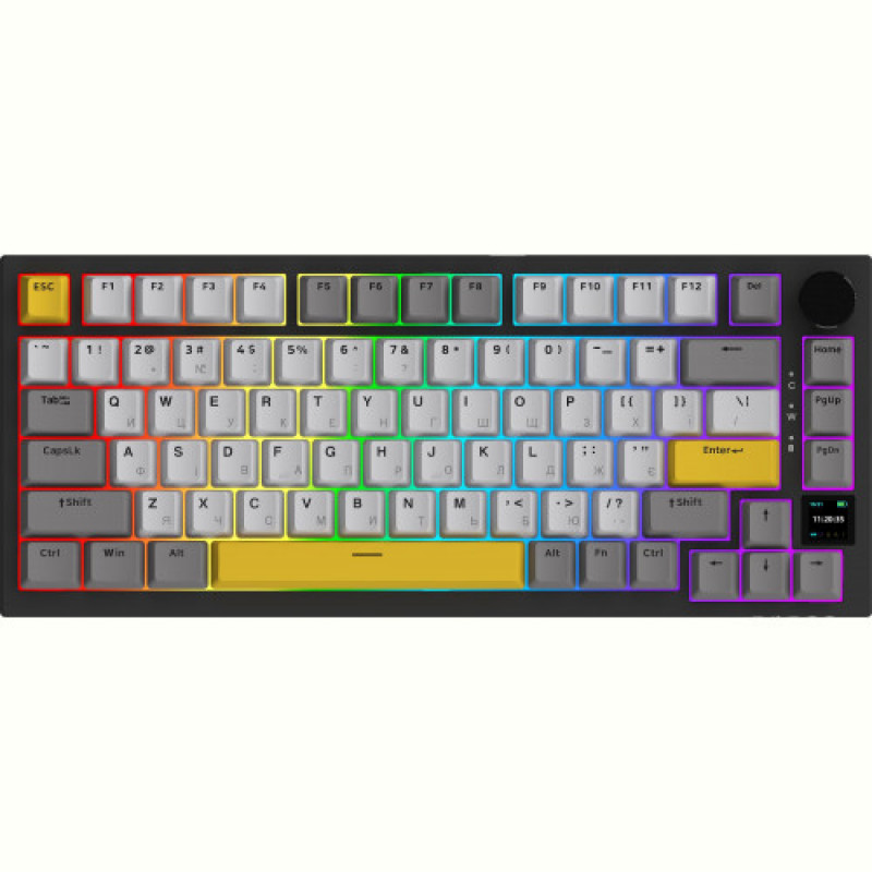 Клавиатура беспроводная Ajazz AK820 Pro Gift Switch Black (AK820PRO-G-BGY)