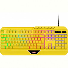 Клавиатура 2E Gaming KG315 RGB USB Yellow Ukr (2E-KG315UYW)