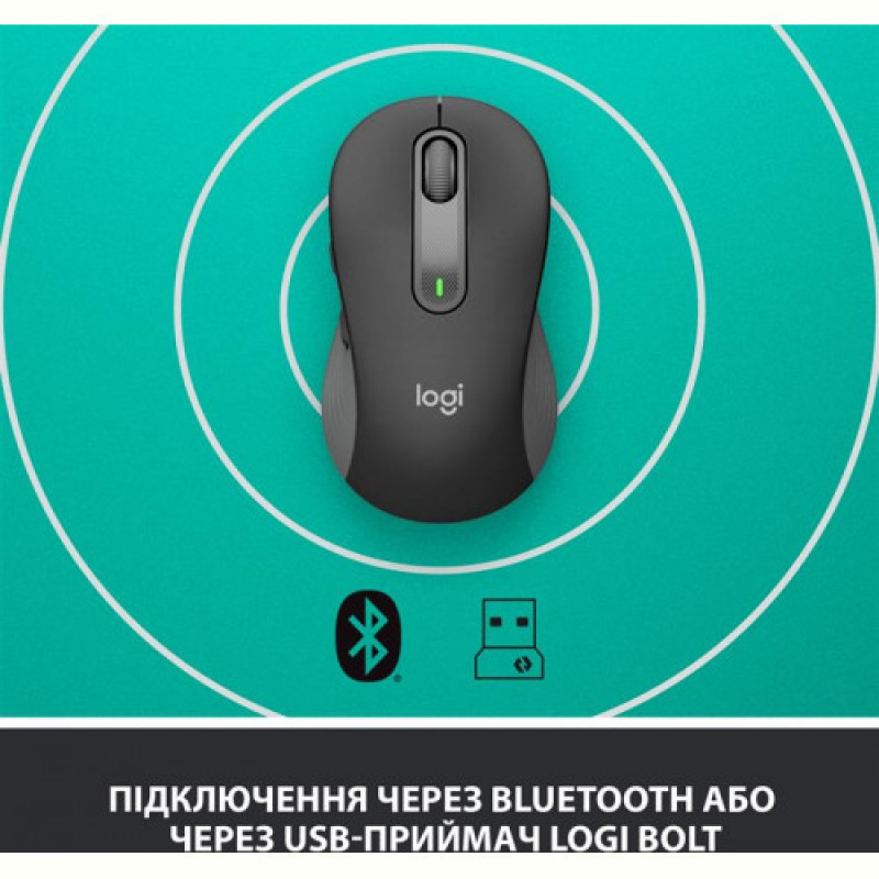 Миша бездротова Logitech Signature M650 L Graphite (910-006236)