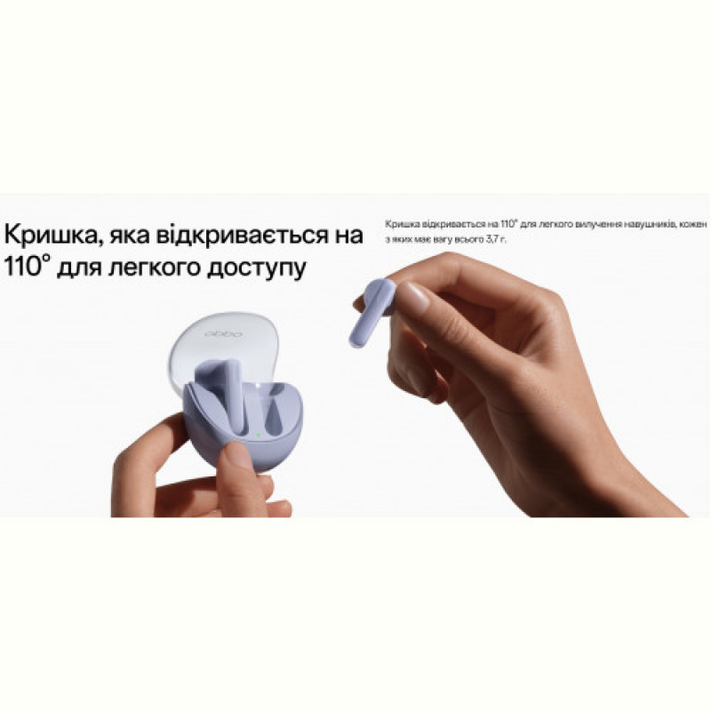 Bluetooth-гарнітура Oppo Enco Air3 Misty Purple (OFETE31_Purple)