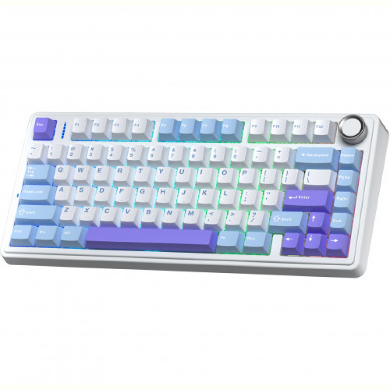Клавиатура беспроводная Aula F75 Gasket Reaper switch Purple (6978080501479)