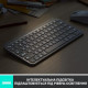 Клавіатура бездротова Logitech MX Keys Mini Wireless Illuminated UA Pale Gray (920-010499)