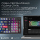 Клавіатура бездротова GamePro Asgard Drakkar Keychron Super Red Switch Black (MK305BK)