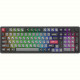Клавіатура бездротова GamePro Asgard Drakkar Keychron Super Red Switch Black (MK305BK)