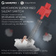 Клавіатура бездротова GamePro Asgard Drakkar Keychron Super Red Switch Black (MK305BK)