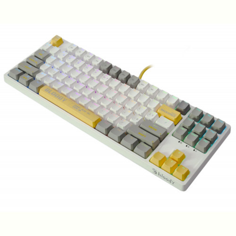 Клавіатура S87 Bloody Energy White