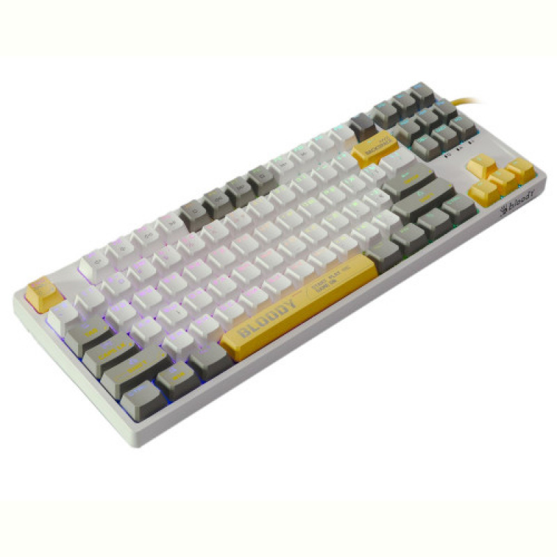 Клавіатура S87 Bloody Energy White