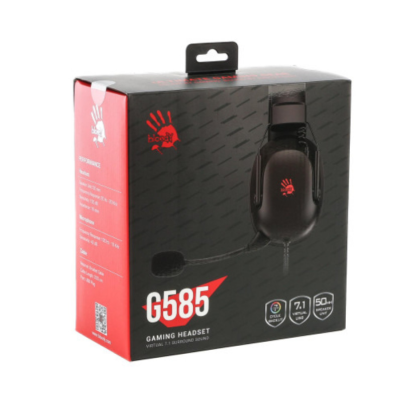 Гарнитура Bloody G585 Black