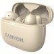 Bluetooth-гарнітура Canyon OnGo TWS-10 ANC ENC Beige (CNS-TWS10BG)