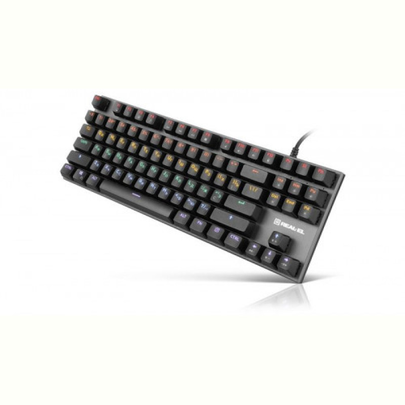 Клавиатура REAL-EL M 05 Grey USB