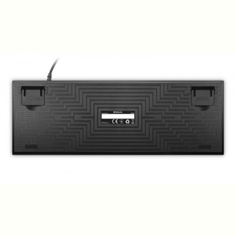 Клавиатура REAL-EL M 05 Grey USB