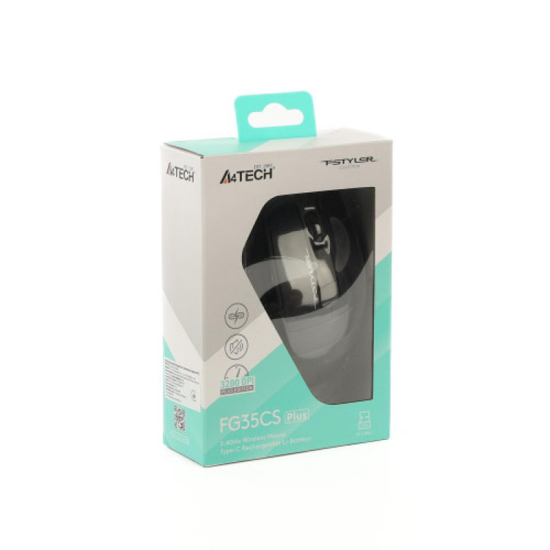 Миша бездротова A4Tech Fstyler FG35CS Plus Grey