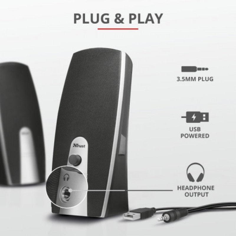 Акустическая система Trust MiLa 2.0 Speaker Set (16697)